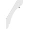 Ekena Millwork 5 1/2-in. W x 18-in. D x 30-in. H Olympic Architectural Grade PVC Knee Brace BRCP055X18X30OLY - alternate 6